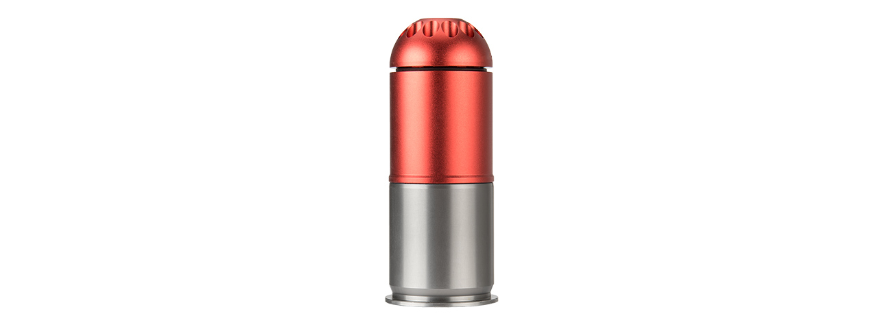 ATLAS CUSTOM WORKS AIRSOFT GRENADE SHELL (RED / SILVER) - Click Image to Close