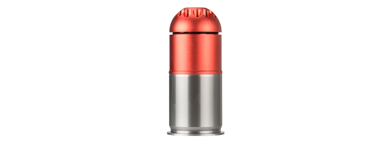 ATLAS CUSTOM WORKS AIRSOFT GRENADE SHELL (RED / SILVER) - Click Image to Close