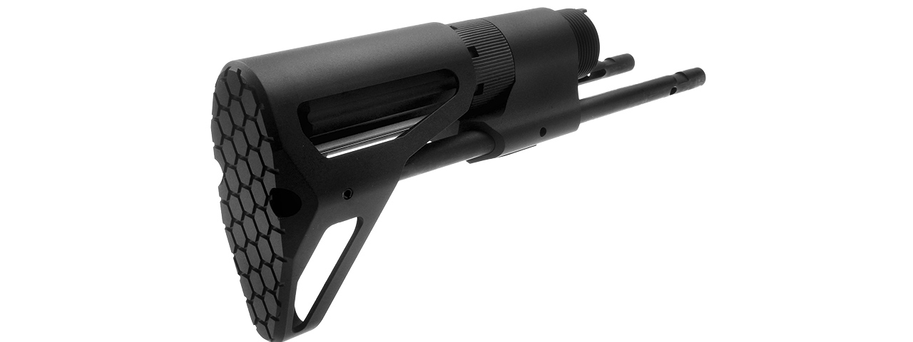 ATLAS CUSTOM WORKS M4/M16 GAS BLOWBACK COMPACT CARBINE STOCK (BLACK) - Click Image to Close