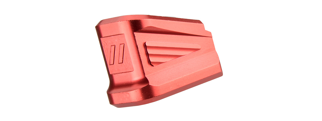 ATLAS CUSTOM WORKS LIGHTWEIGHT ALUMINUM EXTENDED BASE PLATE FOR G-SERIES (RED) - Click Image to Close