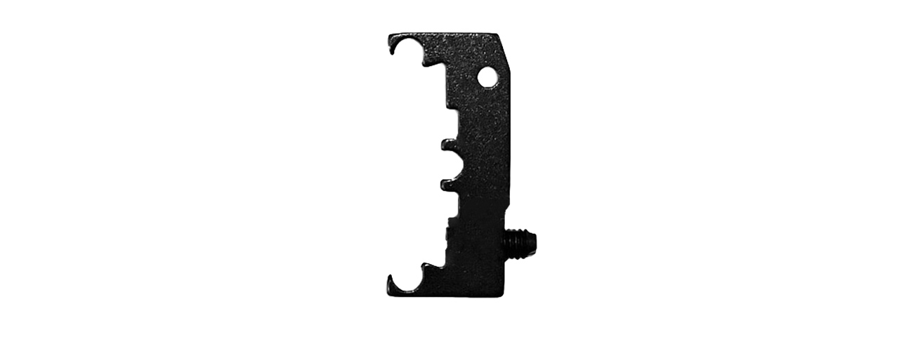 AIRSOFT MASTERPIECE ALUMINUM PUZZLE TRIGGER BASE (BLACK) - Click Image to Close