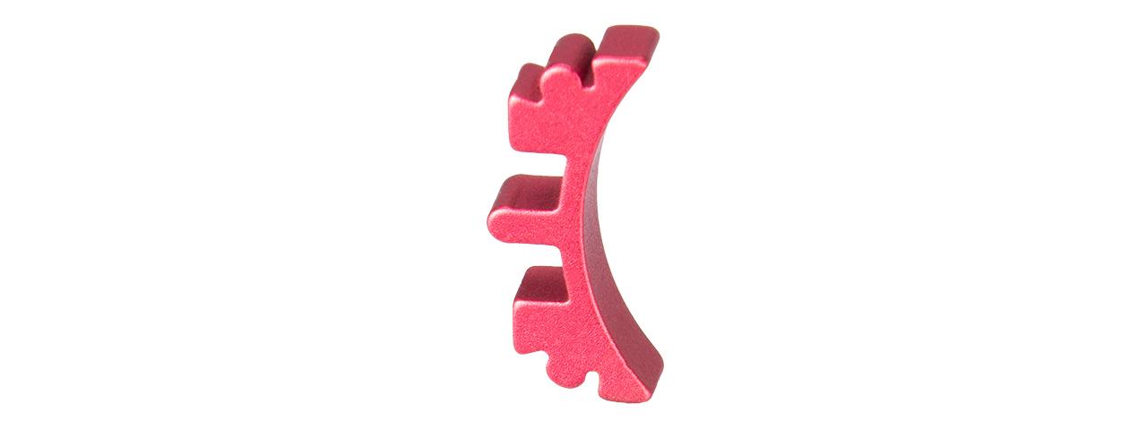 AIRSOFT MASTERPIECE ALUMINUM PUZZLE FRONT CURVE SHORT TRIGGER (RED) - Click Image to Close