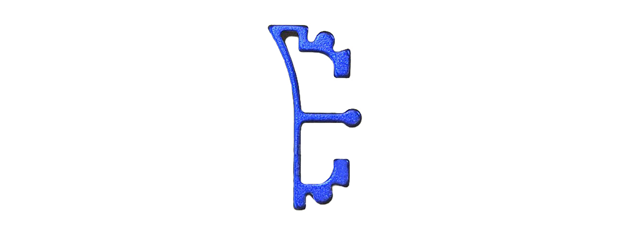 AIRSOFT MASTERPIECE ALUMINUM PUZZLE FRONT ENOS TRIGGER (BLUE) - Click Image to Close