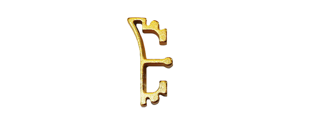 AIRSOFT MASTERPIECE ALUMINUM PUZZLE FRONT ENOS TRIGGER (GOLD) - Click Image to Close