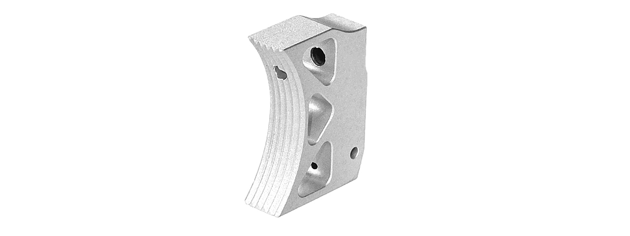 AIRSOFT MASTERPIECE ALUMINUM TRIGGER TYPE 3 FOR HI-CAPA AIRSOFT PISTOLS (SILVER) - Click Image to Close