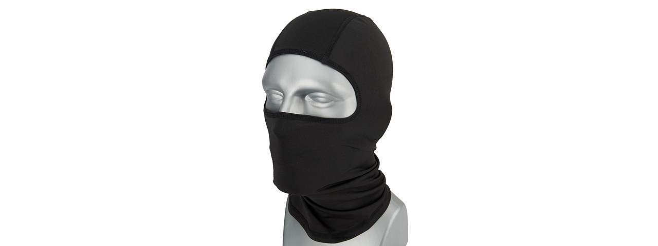 ZANHEADGEAR AIRSOFT TACTICAL BALACLAVA FULL HEAD MASK - BLACK - Click Image to Close