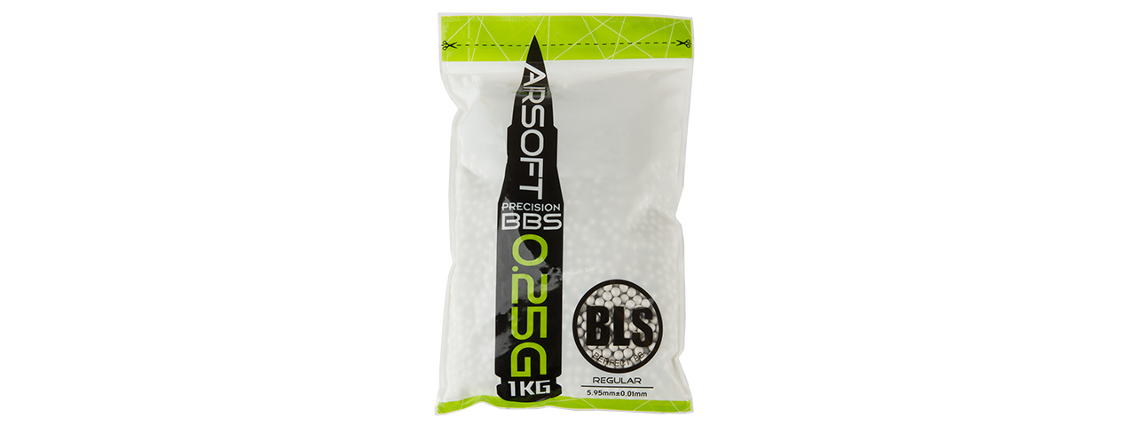 BLS PERFECT BB 0.25G (HIGH PRECISION) AIRSOFT BBS [4000RD] (WHITE) - Click Image to Close