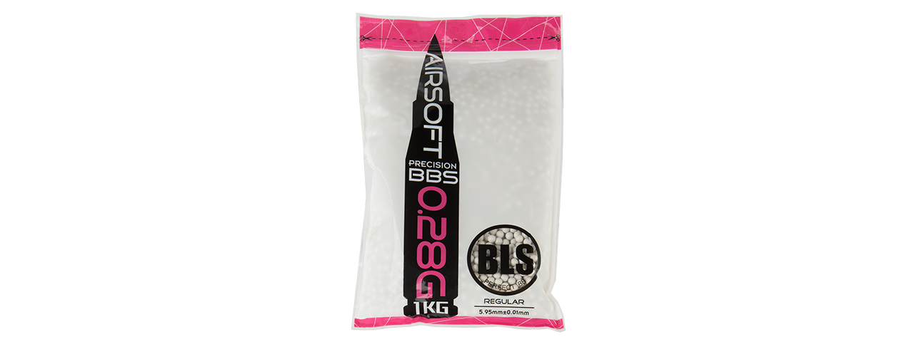 BLS PERFECT BB 0.28G (HIGH PRECISION) AIRSOFT BBS [3500RD] (WHITE) - Click Image to Close