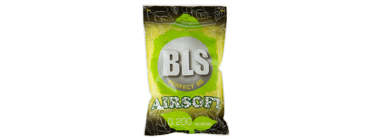 BLS PERFECT BB 0.20G (BIODEGRADABLE) AIRSOFT BBS [4000RD] (WHITE) - Click Image to Close