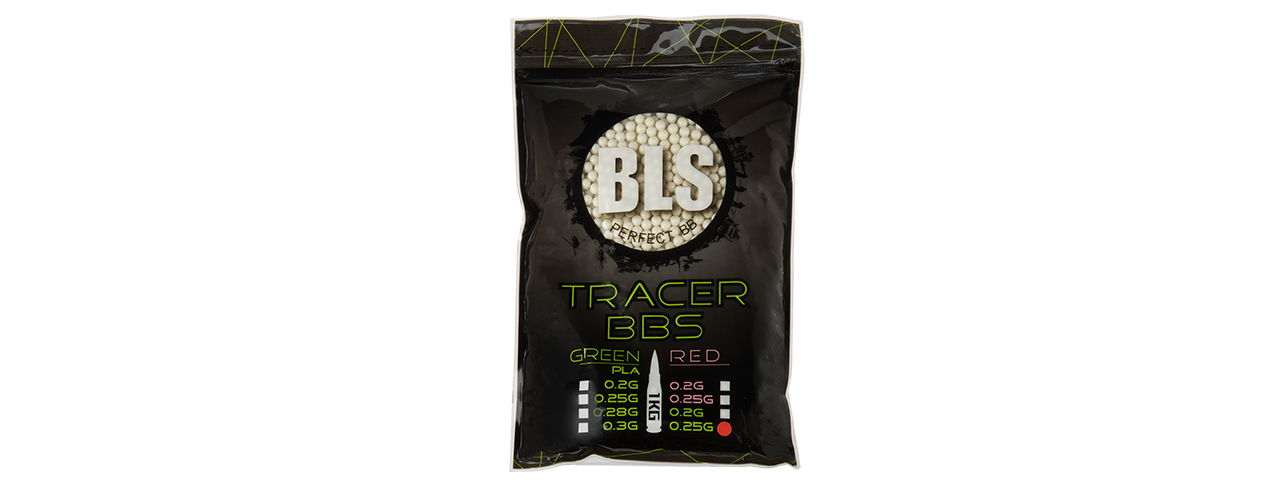 BLS PERFECT BB 0.25G (TRACER PRECISION) AIRSOFT BBS [4000RD] (GREEN) - Click Image to Close