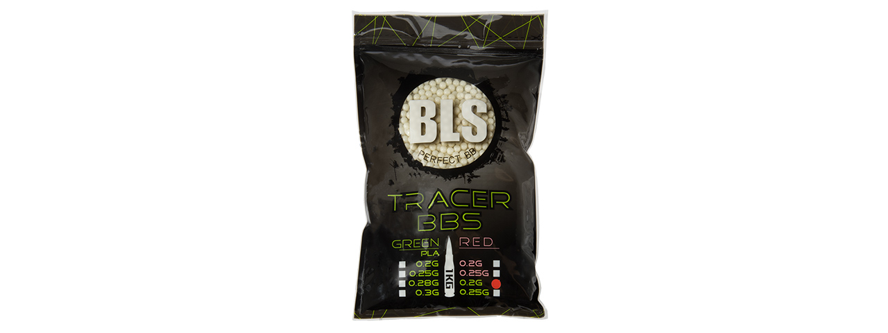 BLS PERFECT BB 0.20G (TRACER PRECISION ) AIRSOFT BBS [5000RD] (GREEN) - Click Image to Close
