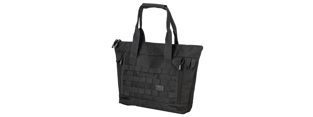 LANCER TACTICAL 1000D NYLON TACTICAL TOTE BAG (BLACK) - Click Image to Close