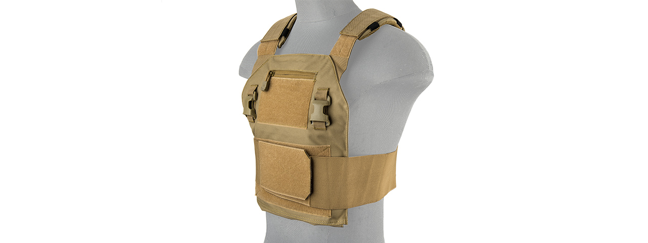 LANCER TACTICAL SPEEDSTER ADAPTIVE TACTICAL VEST (TAN) - Click Image to Close