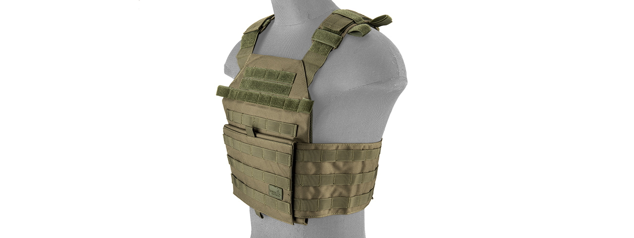 LANCER TACTICAL ASSAULT RECON PLATE CARRIER (OD GREEN) - Click Image to Close