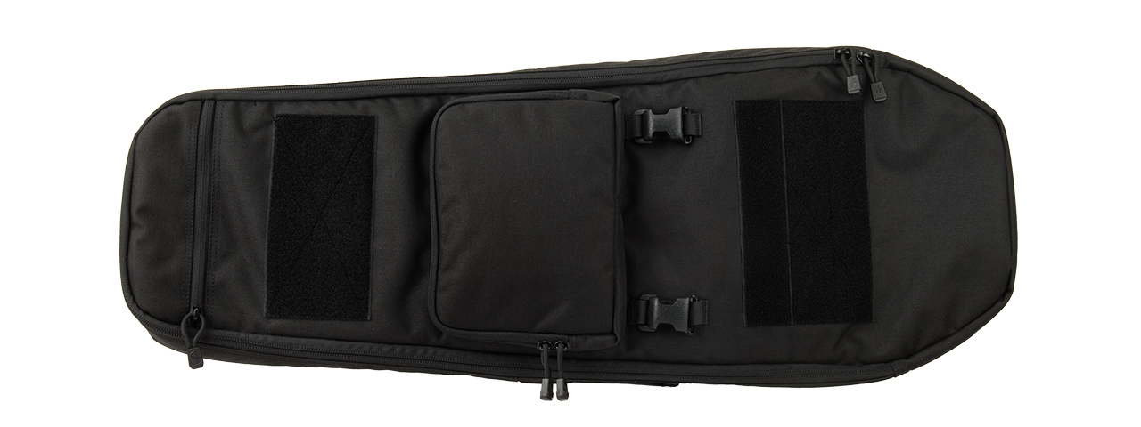 Lancer Tactical 35" Backpack V. 1 Padded Rifle Bag (Black) - Click Image to Close