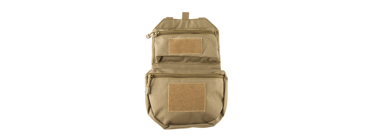 LANCER TACTICAL FOLDABLE MOLLE UTILITY PACK (TAN) - Click Image to Close