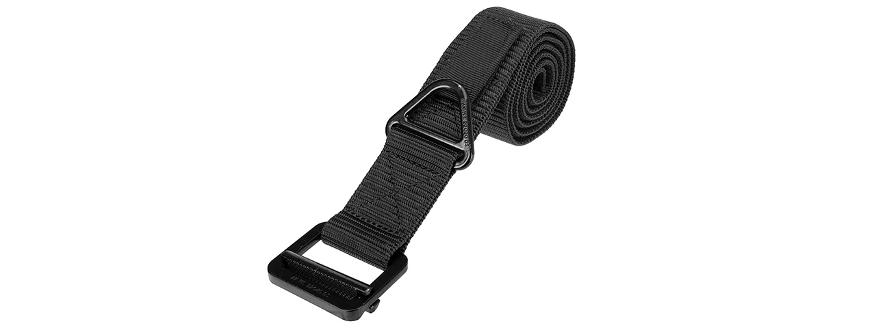 Lancer Tactical Airsoft 36" Riggers Belt - XLARGE - BLACK - Click Image to Close