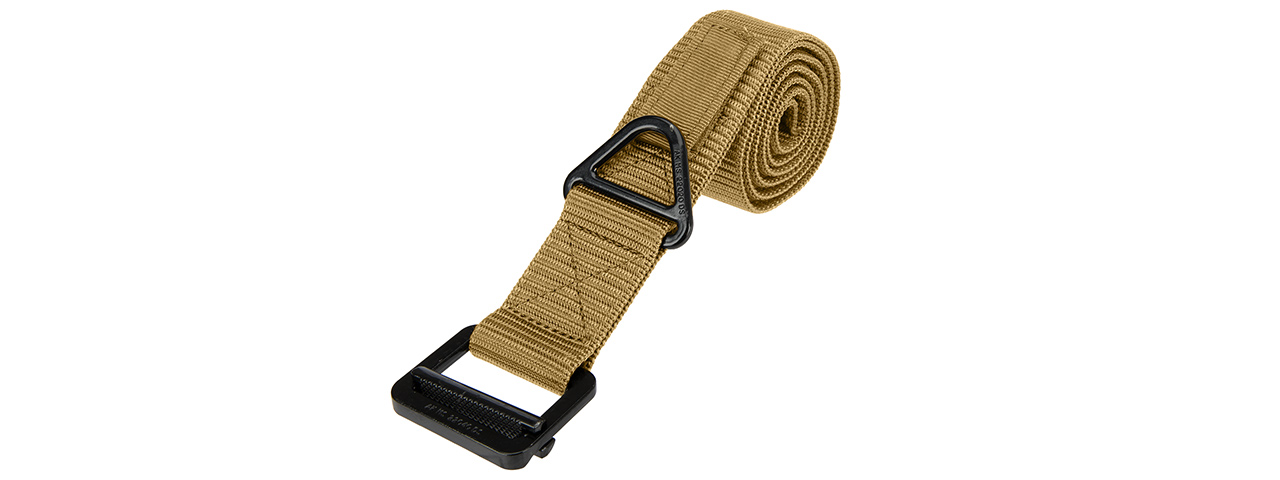 Lancer Tactical CA-337MT Riggers Belt in Tan - Size M - Click Image to Close