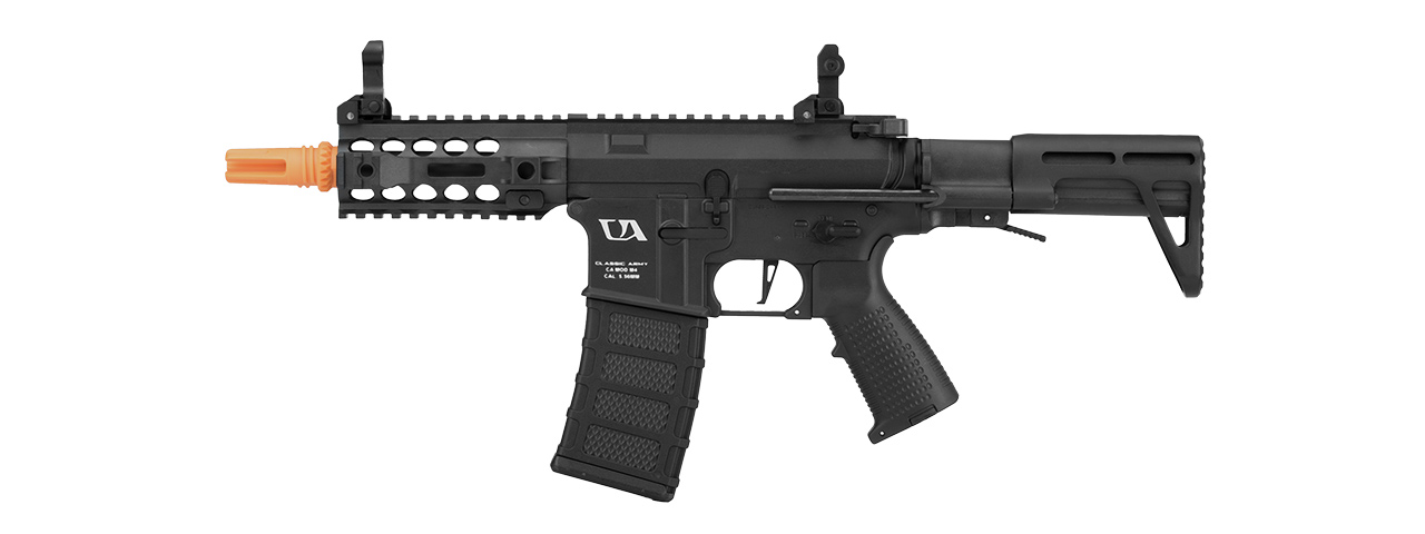 Classic Army AR4 SBR Light AEG CQB Airsoft Rifle (BLACK) - Click Image to Close