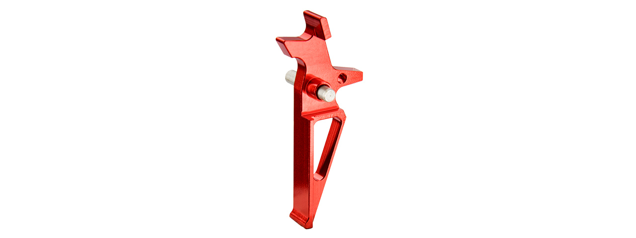 Lancer Tactical Flat Skeletonized AEG Trigger (RED) - Click Image to Close