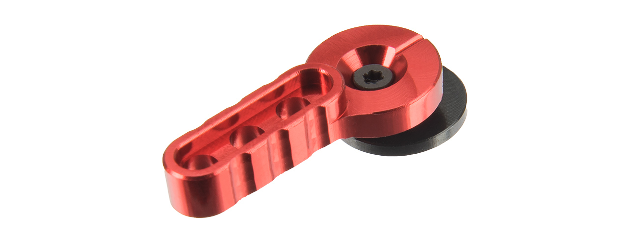 Lancer Tactical Lightweight Fire Selector for M4 Airsoft AEGs (RED) - Click Image to Close