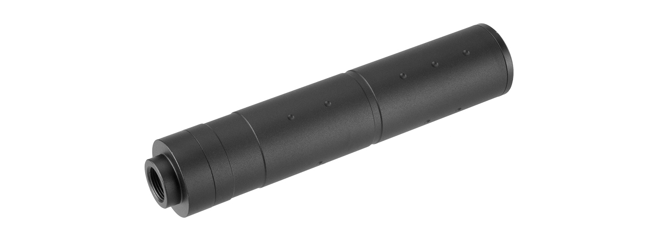 LANCER TACTICAL 155MM ALUMINUM DOT MOCK SUPPRESSOR (BLACK) - Click Image to Close