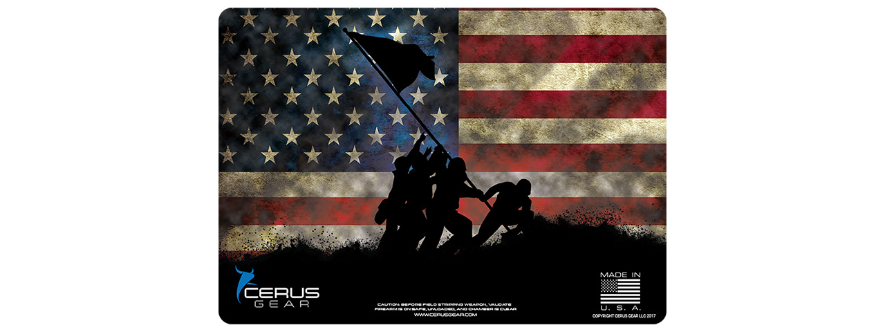 CERUS GEAR MARINES US FLAG PROMAT PISTOL MAT (US FLAG) - Click Image to Close