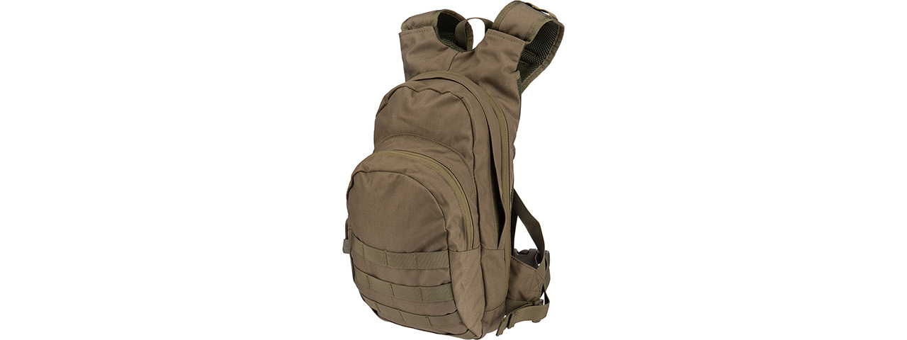 Alpha-7 MOLLE Hydration Pack w/ Bladder (OD GREEN) - Click Image to Close