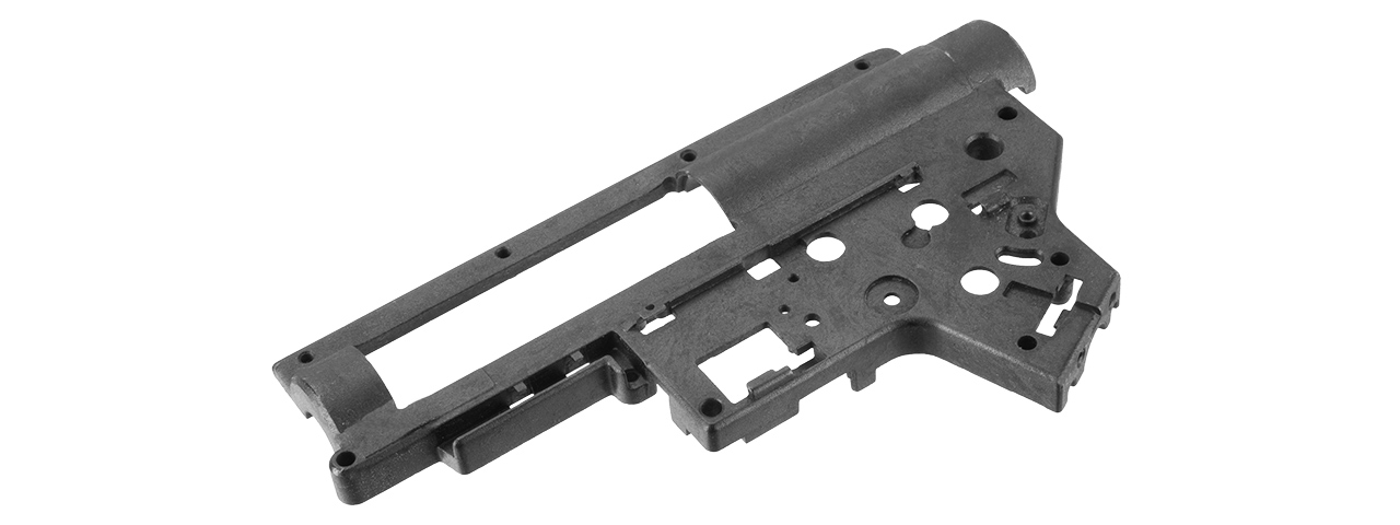 E&L AIRSOFT REINFORCED GEARBOX SHELL FOR M4 / M16 SERIES AIRSOFT AEG RIFLES (LEFT / BLACK) - Click Image to Close