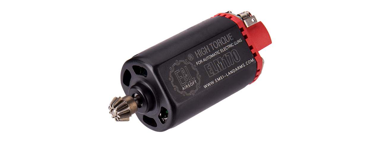 E&L AIRSOFT ELM170 HIGH TORQUE, SHORT TYPE MOTOR (BLACK) - Click Image to Close