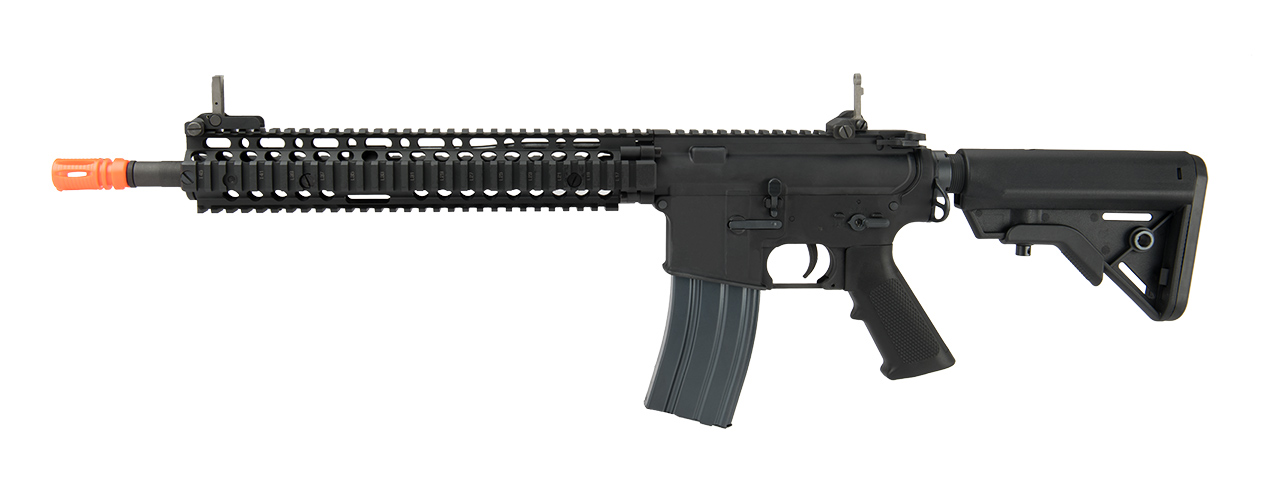 E&L AIRSOFT AR SOPMOD II AEG - PLATINUM (BLACK) - Click Image to Close