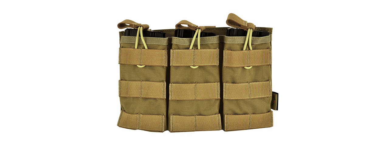 Flyye Industries 1000D MOLLE M4/M16 EV Universal Triple Magazine Pouch - Click Image to Close