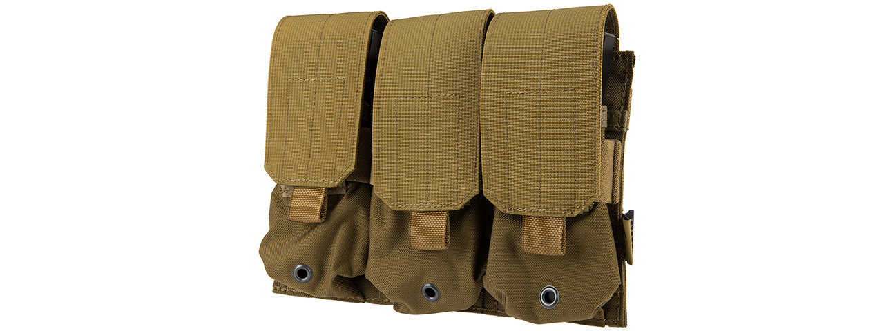 Flyye Industries 1000D Triple M4/M16 Magazine Pouch (COYOTE BROWN) - Click Image to Close