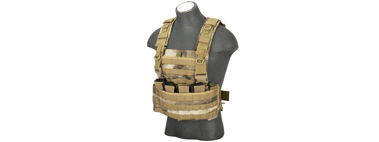 Flyye Industries 1000D Cordura WSH MOLLE Chest Rig (A-TACS) - Click Image to Close