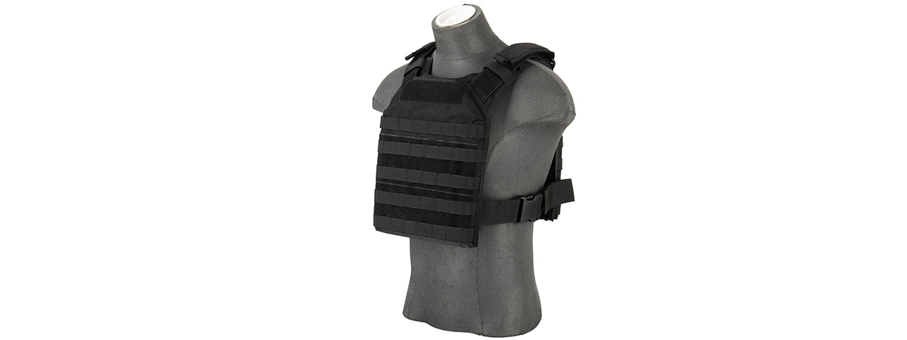 Flyye Industries 1000D Cordura MOLLE PC Tactical Vest (MED) (BLACK) - Click Image to Close