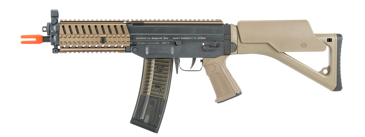 ICS AIRSOFT SIG SG 552 MRS FULL METAL AEG W/ TOP RAIL- DARK EARTH - Click Image to Close