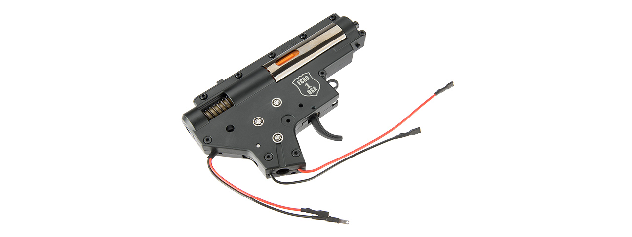 ECHO 1 8MM METAL VERSION 2 M4 AEG REAR WIRED AIRSOFT COMPLETE GEARBOX - Click Image to Close