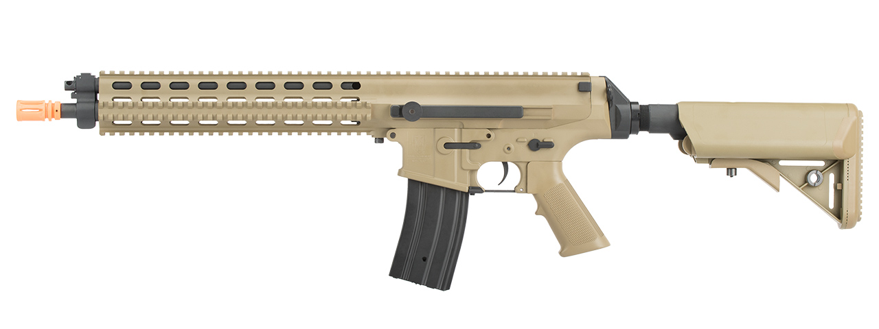 ECHO 1 ROBINSON ARMAMENT LICENSED XCR-L AIRSOFT AEG RIFLE (DESERT TAN) - Click Image to Close