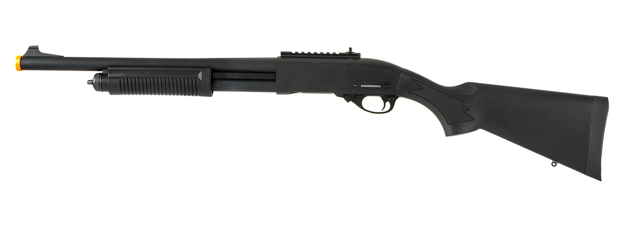 JAG ARMS SCATTERGUN HD AIRSOFT GAS SHOTGUN - STANDARD TUBE (BLACK) - Click Image to Close