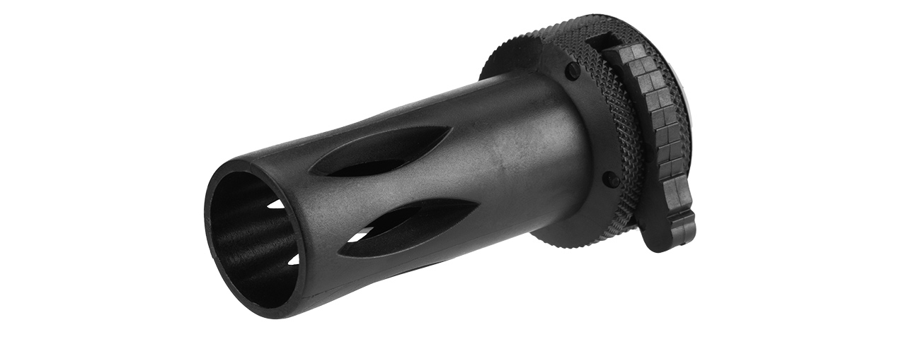 JG AIRSOFT TACTICAL M5 SERIES FLASH HIDER - BLACK - Click Image to Close