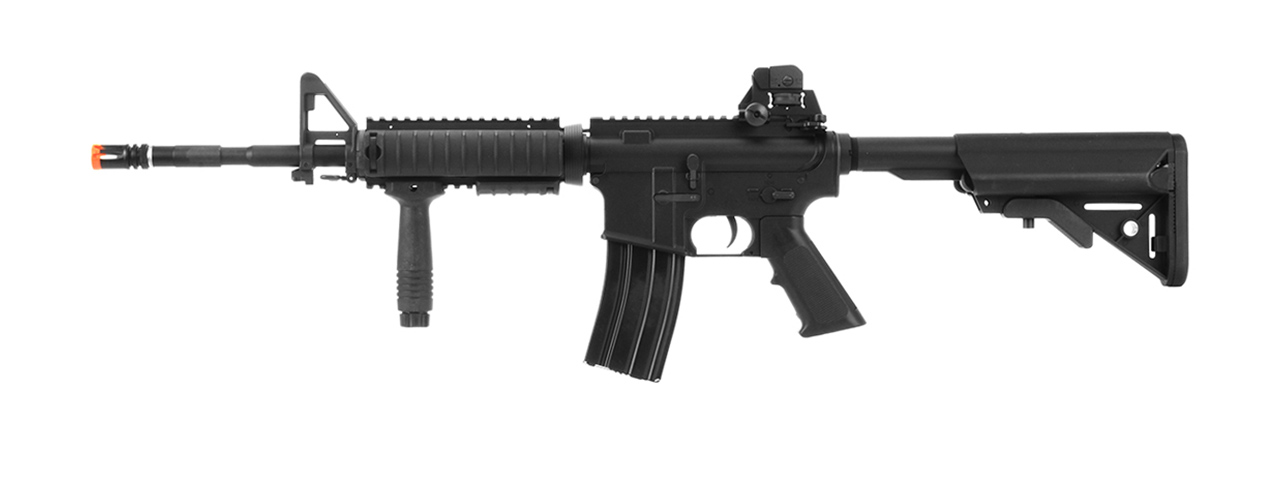 LCT Airsoft RAS M4 EBB Carbine Assault Rifle (Color: Black) - Click Image to Close