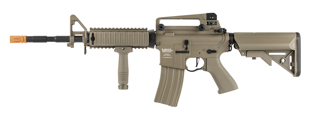 LANCER TACTICAL LT-04 PROLINE SERIES M4 RIS AIRSOFT AEG [HIGH FPS] (TAN) - Click Image to Close