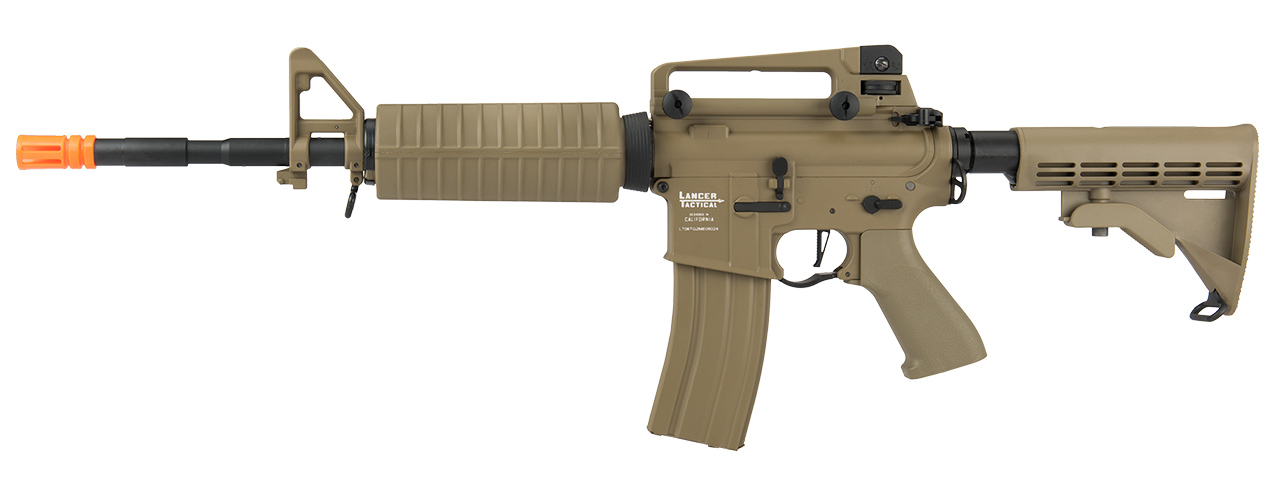 LANCER TACTICAL M4A1 LT-06 CARBINE PROLINE SERIES AIRSOFT AEG [LOW FPS] (TAN) - Click Image to Close