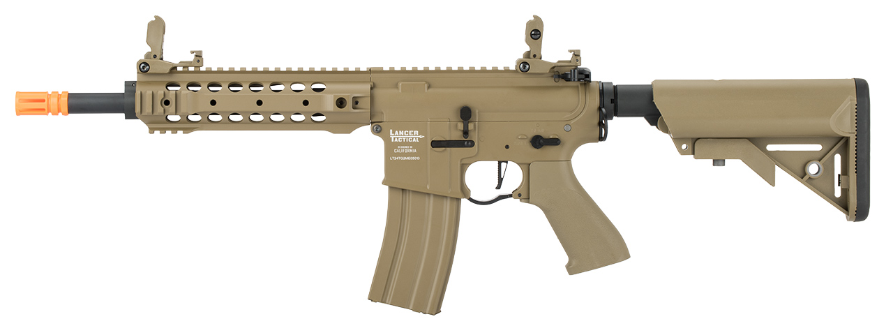 Lancer Tactical LT-24 M4 CQB ProLine AEG [HIGH FPS] (TAN) - Click Image to Close