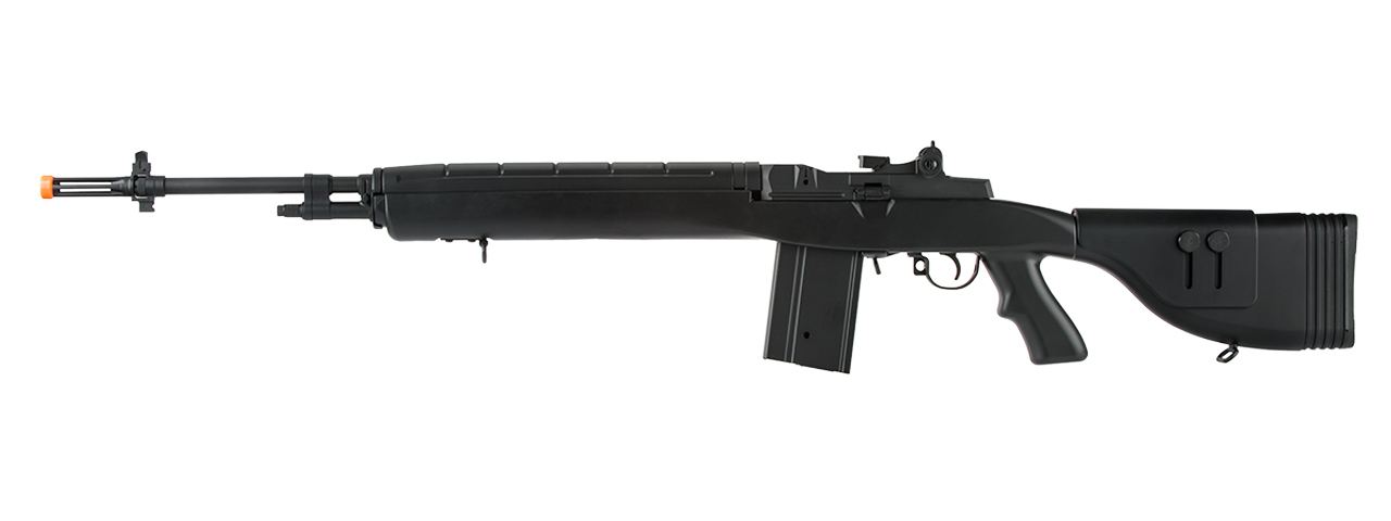 Lancer Tactical LT-732 DMR Stock 45" M14 SOCOM AEG Airsoft Rifle (Black) - Click Image to Close