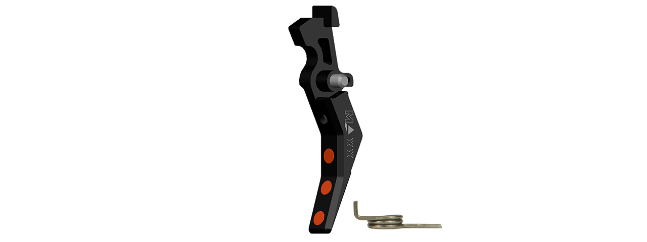CNC Aluminum Advanced AEG Trigger (Style B) (Black) - Click Image to Close