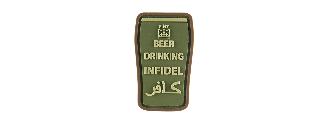 G-FORCE BEER DRINKING INFIDELS MORALE PATCH - Click Image to Close