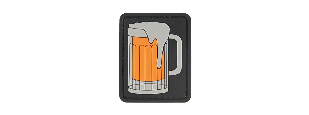 G-FORCE BIG BEER MUG PVC MORALE PATCH - Click Image to Close