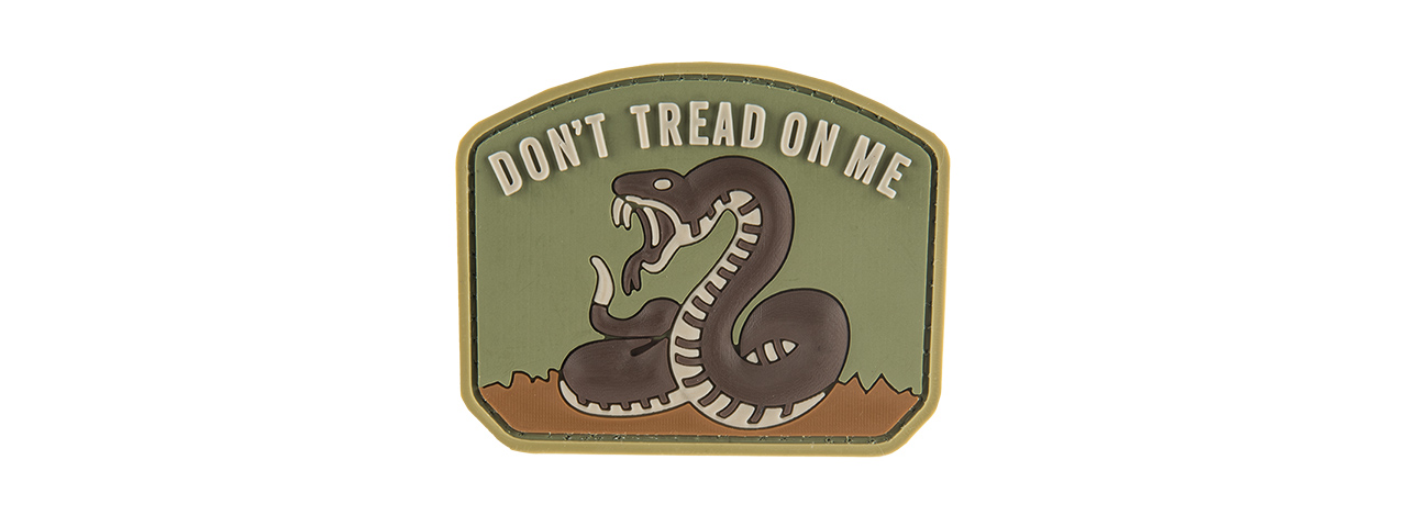 G-FORCE DON'T TREAD ON ME PVC MORALE PATCH - Click Image to Close