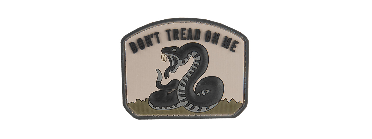 G-FORCE DON'T TREAD ON ME PVC MORALE PATCH - Click Image to Close